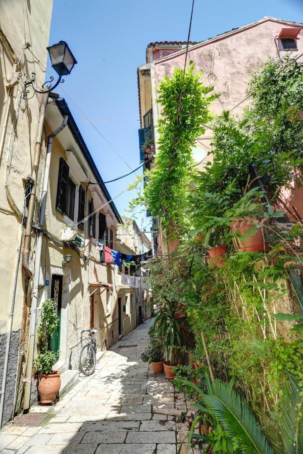 Luminous 2Bd Stone Apt In The Alleys Of Corfu Town 외부 사진